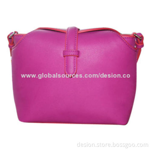 Simple lady's fashion bag made of PU
